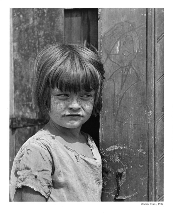 Child in Back Yard (Walker Evans, 1932)